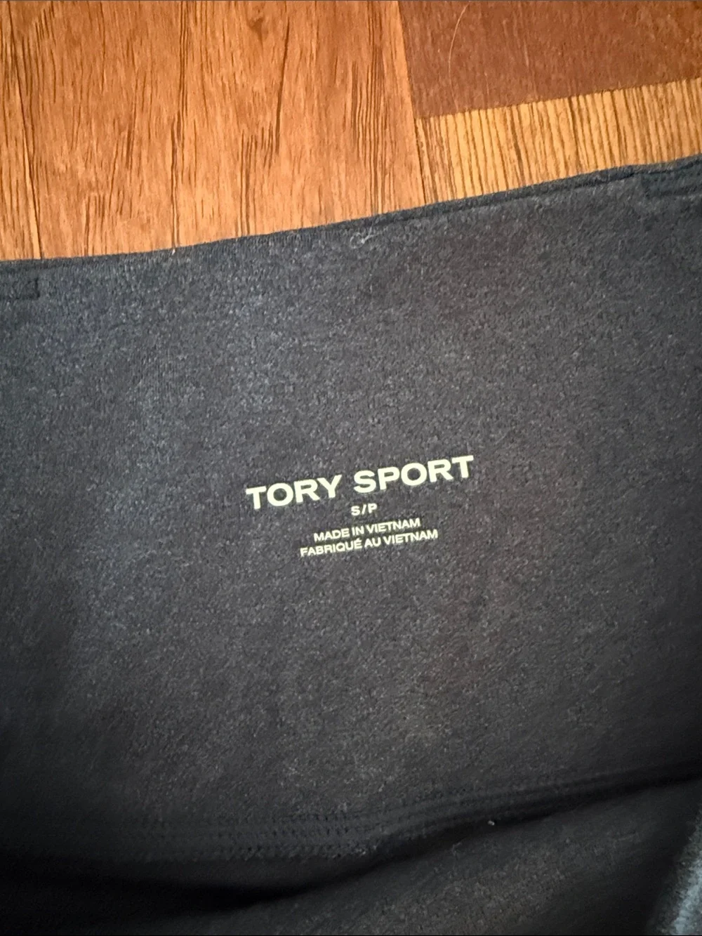 Tory Burch Blue High-Rise Bike Shorts with Logo Size Small